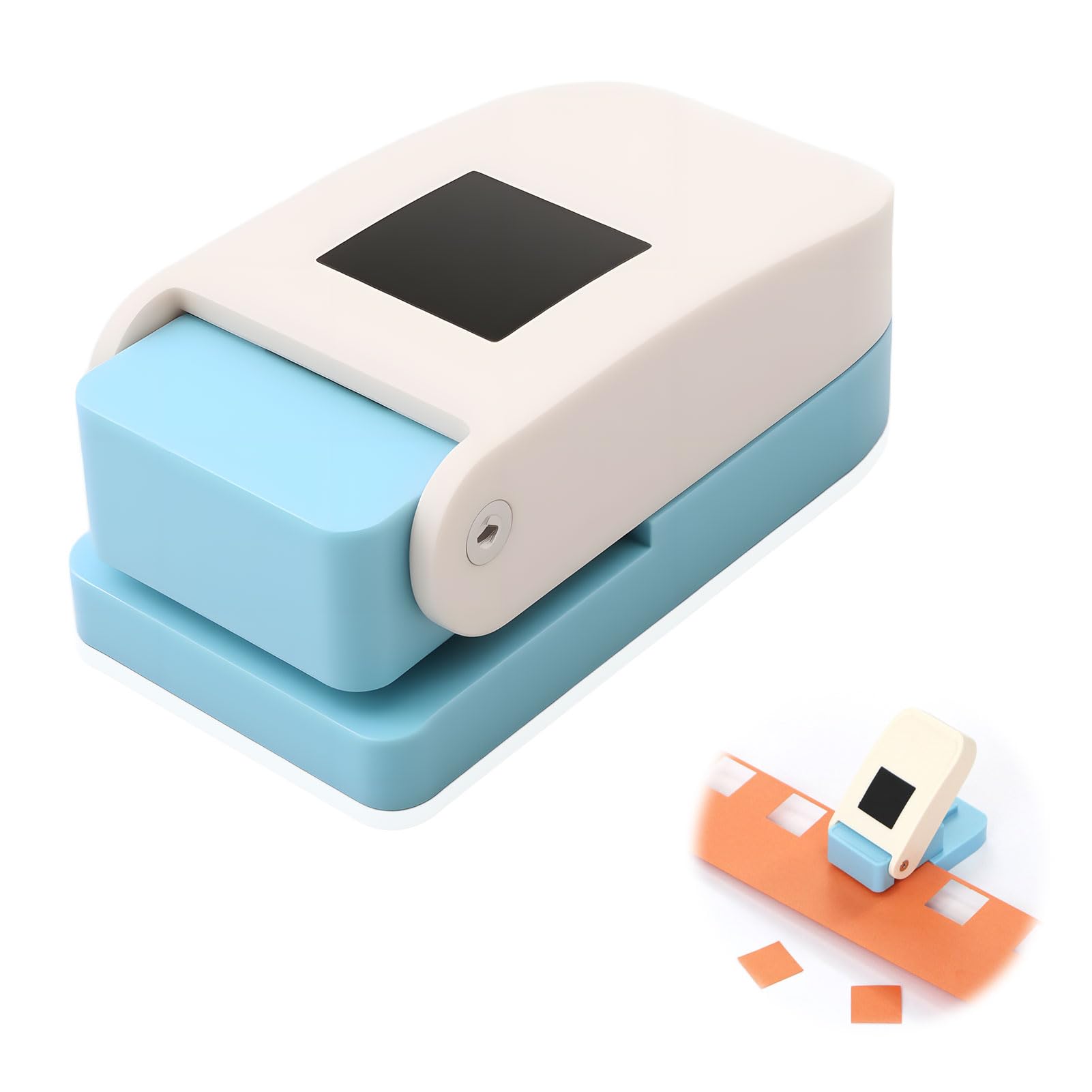 Square Paper Punch 1 inch Portable Handmade Creative Lever Square Punch