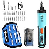 Cordless Screwdriver Set, GoGonova 4V 1500 mAh Electric Screwdriver, Rechargeable Power Screwdriver...