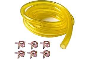 Six Feet Extended Length of 1/4 Inch ID Fuel Line Hose