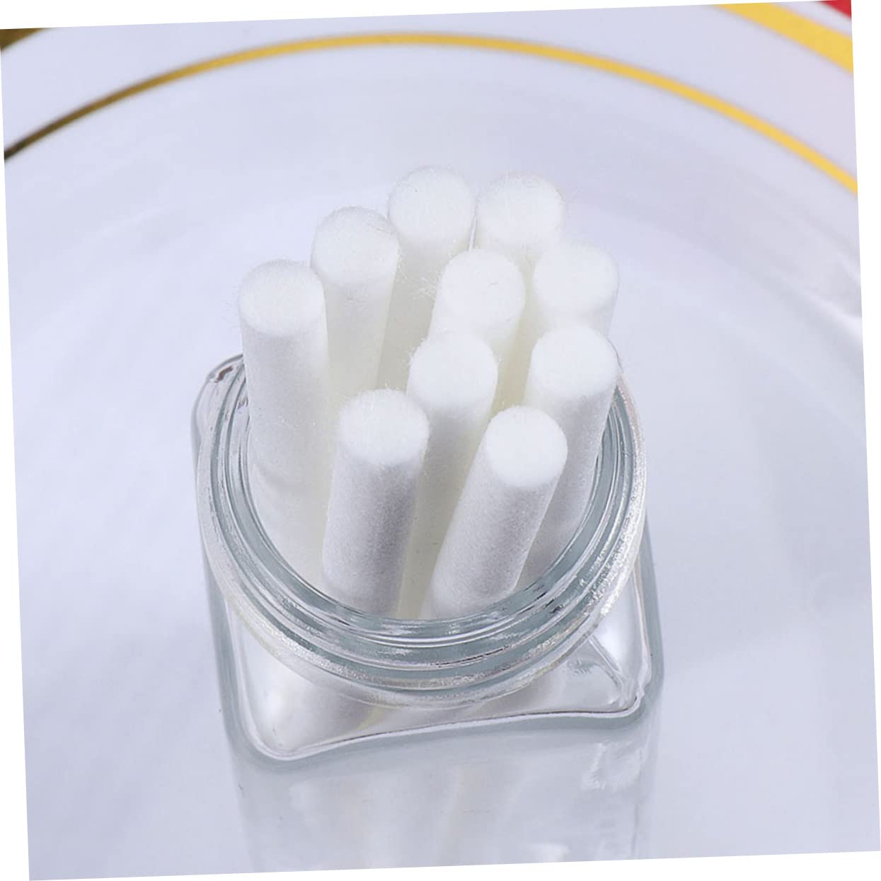 GARVALON 15 Stück Duftstäbchen Baumwollfaser Aromadiffusor Stäbchen Wasserabsorbierend Raumduft Ersatzstäbe für Wohnzimmer Schlafzimmer Büro
