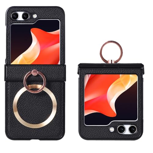 Coque de support magnétique rouge pour Samsung Galaxy Z Flip 6, 5, 4, 3