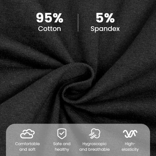 Aolso Camiseta de Maternidad para Mujer, Tops de Verano Superior de Nusring para Amamantar, Manga Corta, Cremallera Oculta, Algodón de Maternidad, Negro-XXL