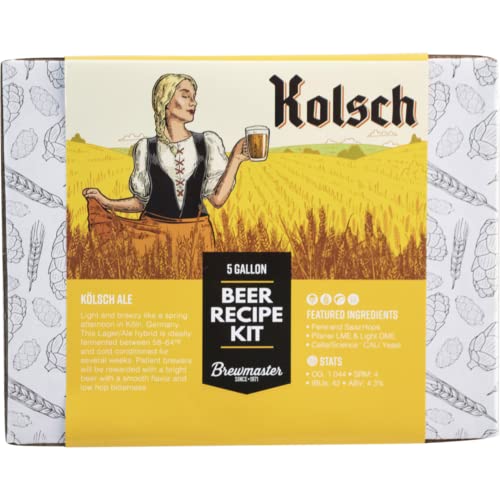 KOLSCH Premium Beer Ingredient Extract Kit - Makes 5 Gallons