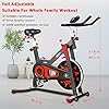 VIGBODY-Exercise-Bike-Indoor-Cycling-Bicycle-Stationary-Bikes-Cardio-Workout-Machine-Upright-Bike-Belt-Drive-Home-Gym VIGBODY Exercise Bike Stationary Bikes for Home, Indoor Cycling Bike 330 lbs Weight Capacity, Spin Bike with Comfortable Seat Cushion, Fitness Bike for Gym Cardio Workout Red