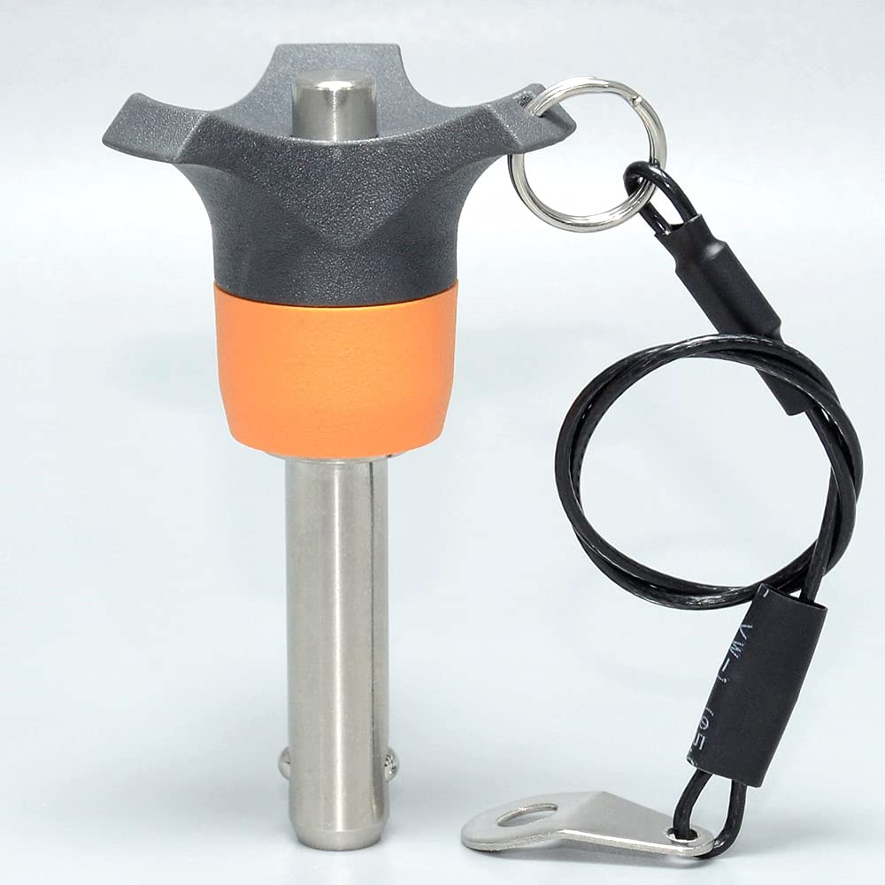 PLD - Metryczne- Kołki mocujące ze stali nierdzewnej Kołki blokujące kulkowe Kołki pozycjonujące sprężynowe pinezki Quick Release Śruba Rozmiar: M 10mm-L 165mm