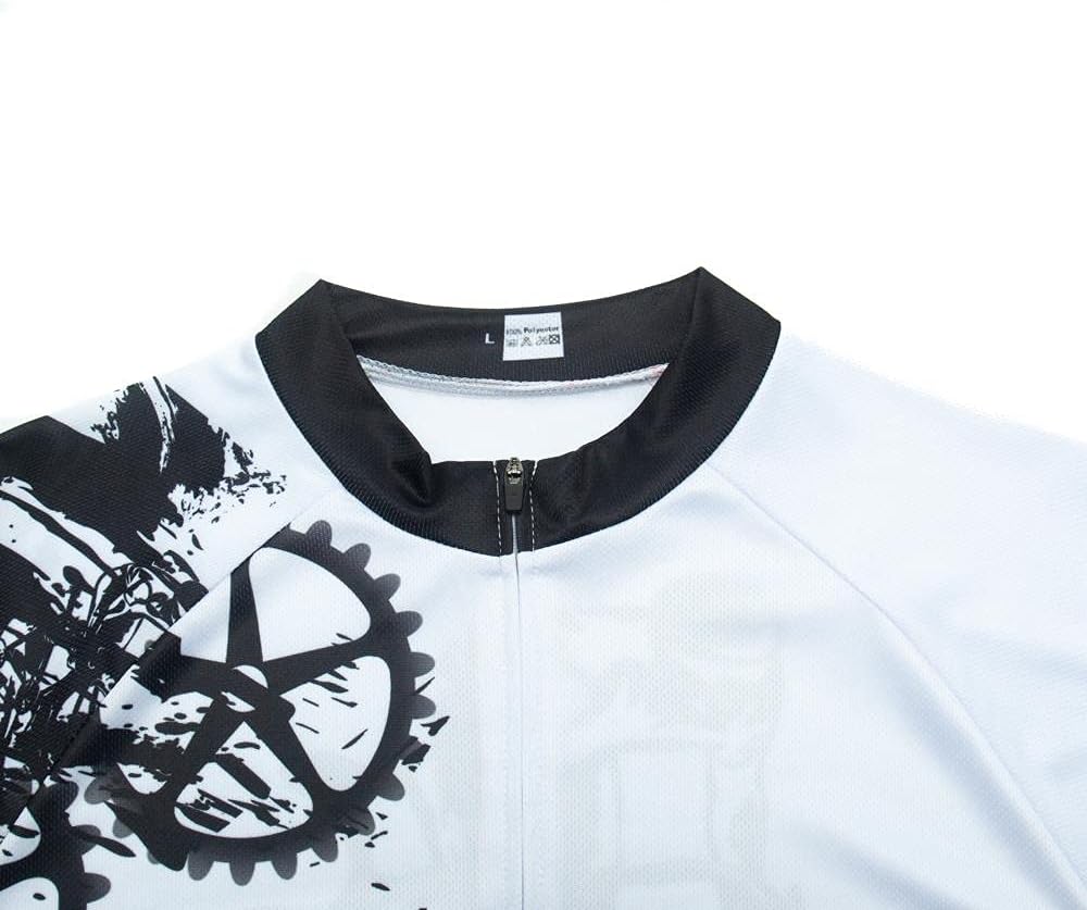 Men's Cycling Jersey Set Long Sleeve Cycling Clothing Road Bike Shirts Bicycle Jersey with 20D Gel Padded Long Pants