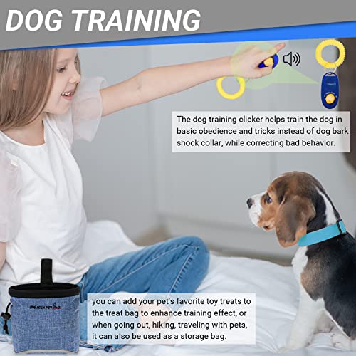 Welpen-Starter-Set für kleine Hunde – 26-teiliges Hundespielzeug, Halsband, Leine, Welpen-Training, Cilcker, Leckerlibeutel, Kotbeutel mit Spender, Decke, Fellpflegehandschuh, Zahnbürste, ID-Tag usw
