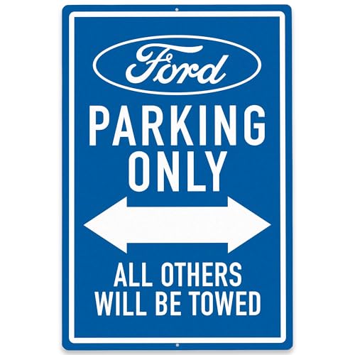 Ford Parking Only Metal Sign