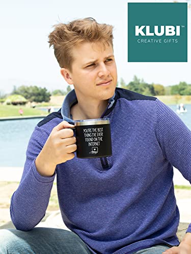 Gifts For Him Or Her - 14Oz Stainless Steel Mug/ Tumbler - Funny Presents For Birthday, Anniversary, Friends, Boyfriend, Girlfriend, Wife, Husband, Unique Idea, Romantic, 1, One, Valentine's Day #TOP3