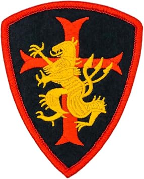 Patch Force Devgru Seal Team Cross Lion Embroidered Patch - 3.5 X 2.75 Inch Hook Fastener P2150