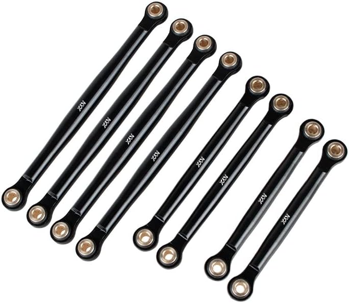 KYX Racing CNC Machined Aluminum Link Set Linkages Upgrades Parts Accessories for 1/18 RC Car Traxxas TRX4M