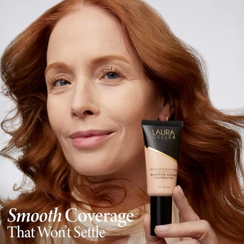 Image of LAURA GELLER Weightless Whip Mousse Foundation, Buildable - Deep