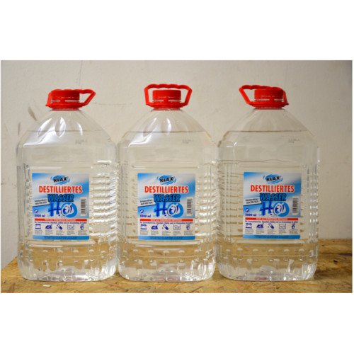 Klax 3 x 5 Litri di Acqua distillata