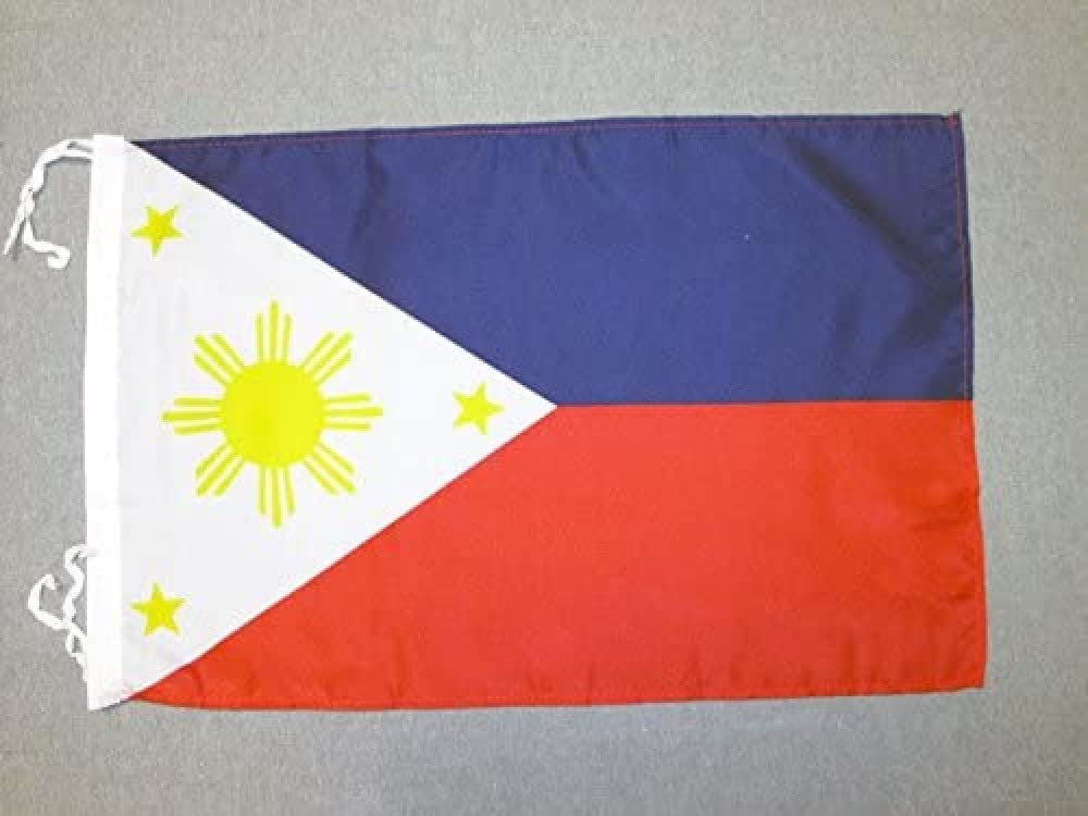 Philippines Flag 18'' x 12'' cords - Filipino SMALL flags 30 x 45cm - Banner 18x12 in - AZ FLAG