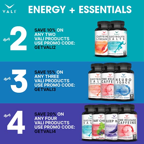 Vali Electrolyte Salts Rapid Oral Rehydration Replacement Pills. Hydration Nutrition Powder Supplement, Recovery & Relief Fast. Fluid Health Essentials. Keto Salt Mineral Tablets. 120 Veggie Capsules #TOP2