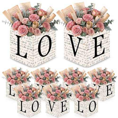 9 Pcs Book Centerpieces for Tables Book Bridal Shower Decorations