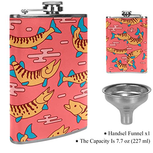Flasque à whisky design poisson, le cadeau idéal pour les buveurs et fêtards - 4