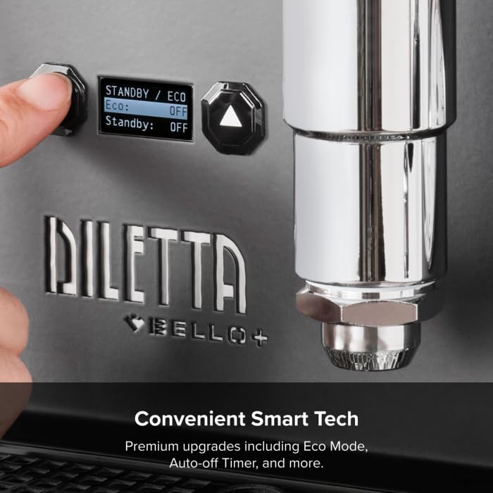 Diletta Bello+ Espresso Machine (Stainless Steel) view 7