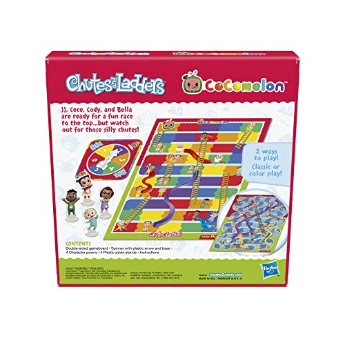 Hasbro Gaming Chutes and Ladders CoComelon Edición miniatura 4