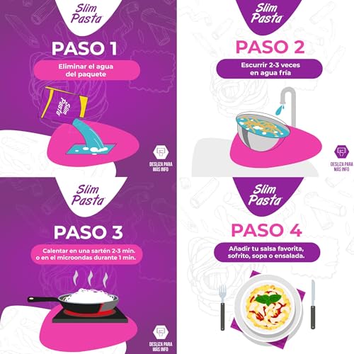 Miniatura 6 de Slim Pasta - Arroz De Konjac - 270 G - Ideal Para Dietas Keto Y Low Carb