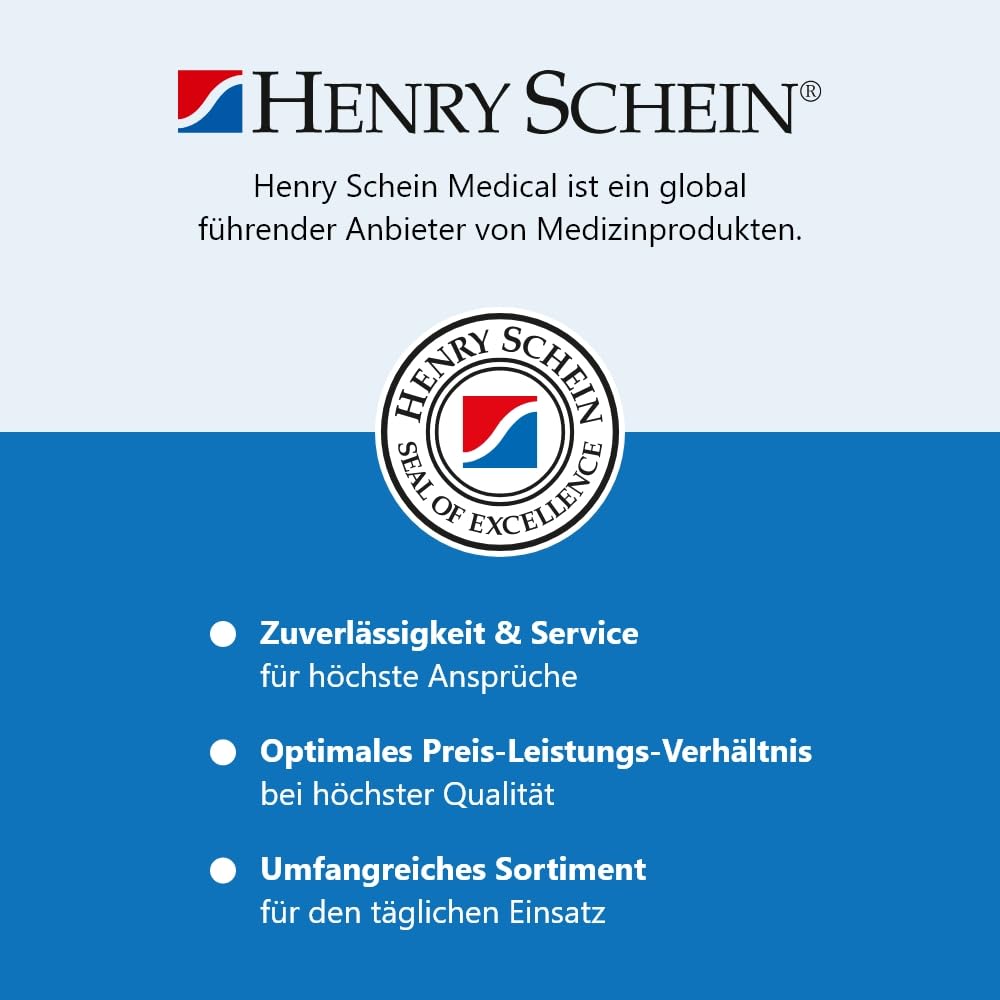 Henry Schein – Maxima Stethoskop für Erwachsene, Doppelkopf aus Edelstahl, latexfrei, für Ärzte & Pflege, schwarz