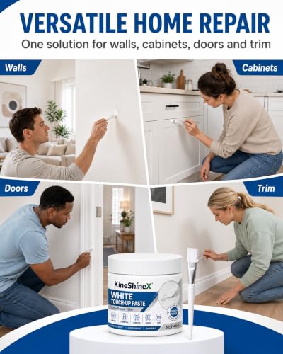 White Furniture Touch-Up Paste, White Paint for Furniture and Floor, 40g miniatura 4