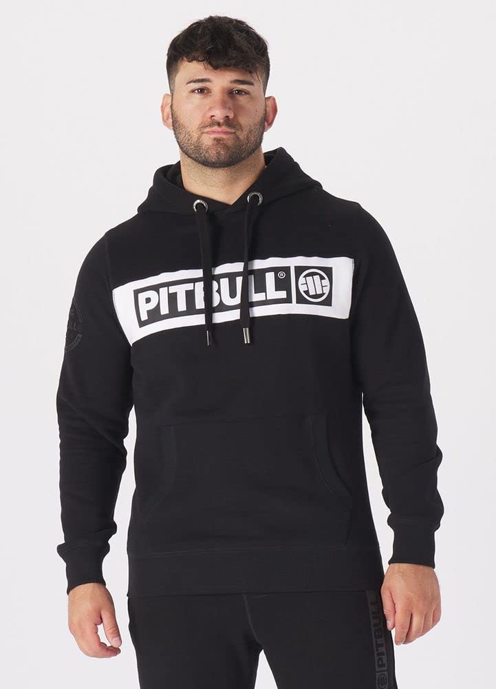 PITBULL - Herren Pullover mit Kapuze Sherwood, Sweatshirt Herren, Kapuzenpullover Herren, Komfortabel Baumwoll-Sweatshirts für Herren, Herren Blouson