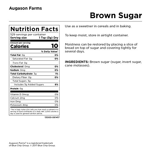 Augason Farms Brown Sugar 3 Lbs 8 Oz No. 10 Can #TOP2