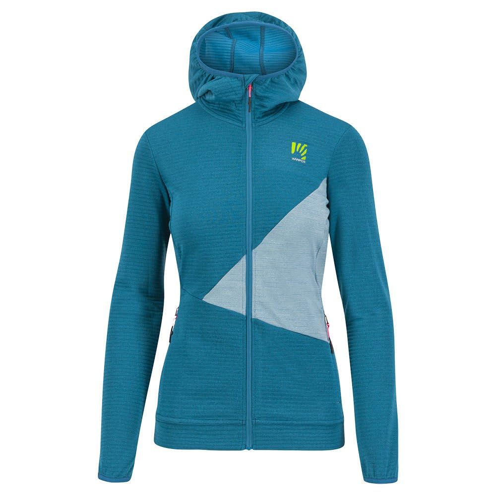 KARPOS 2500952-034 NUVOLAU W Fleece Maglia Lunga Donna Corsair/Adriatic Blue Taglia S