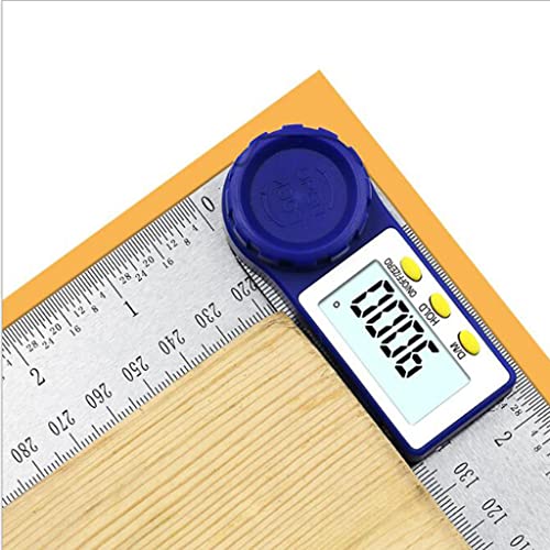 Baoblaze Transferidor Digital Ângulo Localizador Ângulo Medidor Medida Régua Ferramenta 217mm