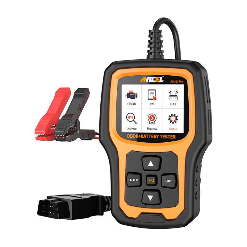 Ancel 2in1 Diagnostic Scanner OBD2 and Battery Tester AD410 PRO