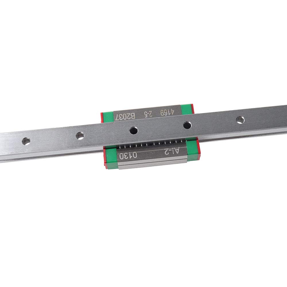 Carrelli originali Hiwin MGN12 400mm L MGNR12C Guide lineari 1 pz 300mm for stampante 3D BLV MGN Cube Guida lineare Hiwin MGN12H(500mm)