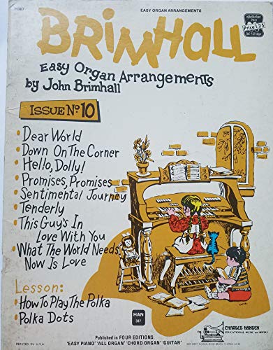Brimhall Easy Organ Arrangements Issue No 10 B0038EVDWE Book Cover