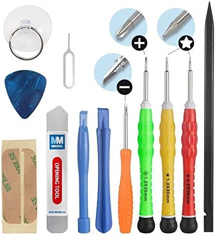 MMOBIEL Kit Complet d'outils avec 13 pièces compatible avec Réparation de Smartphones/Tablettes