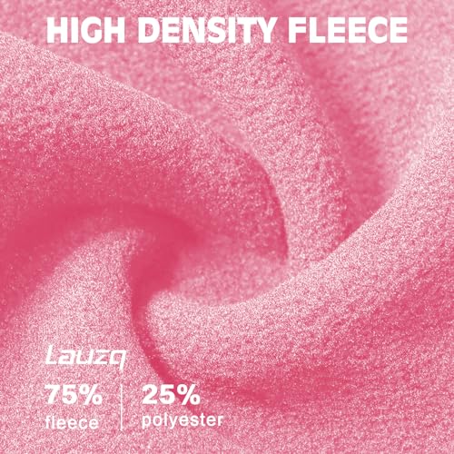 Image of Lauzq Fleece Ear Warmers /Muffs Headband for Men & Women & Kids Perfect for Cycling Skiing Workout Yoga Running & Riding Motorcycle in Winter - Stay Warm & Performance Stretch