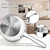 Duxtop Whole-Clad Tri-Ply Stainless Steel Saucepan with Lid, 3 Quart, Kitchen Induction Cookware #2