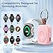 ACEQINGSE for Samsung Galaxy Watch Charger,1200mAh Portable Charger for Samsung Galaxy Watch 8/8 Classic/7/Ultra/6/6 Classic/5/5 Pro/4/3,Active 2/1 (Pink)