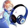 Nakano Miku Bluetooth Headphones, Miku Headphones,The Quintessential Quintuplets Manga Cartoon Cosplay Props,Folding Hi-Fi Stereo Headphone for Cosplay,Family Leisure, Party, Travel