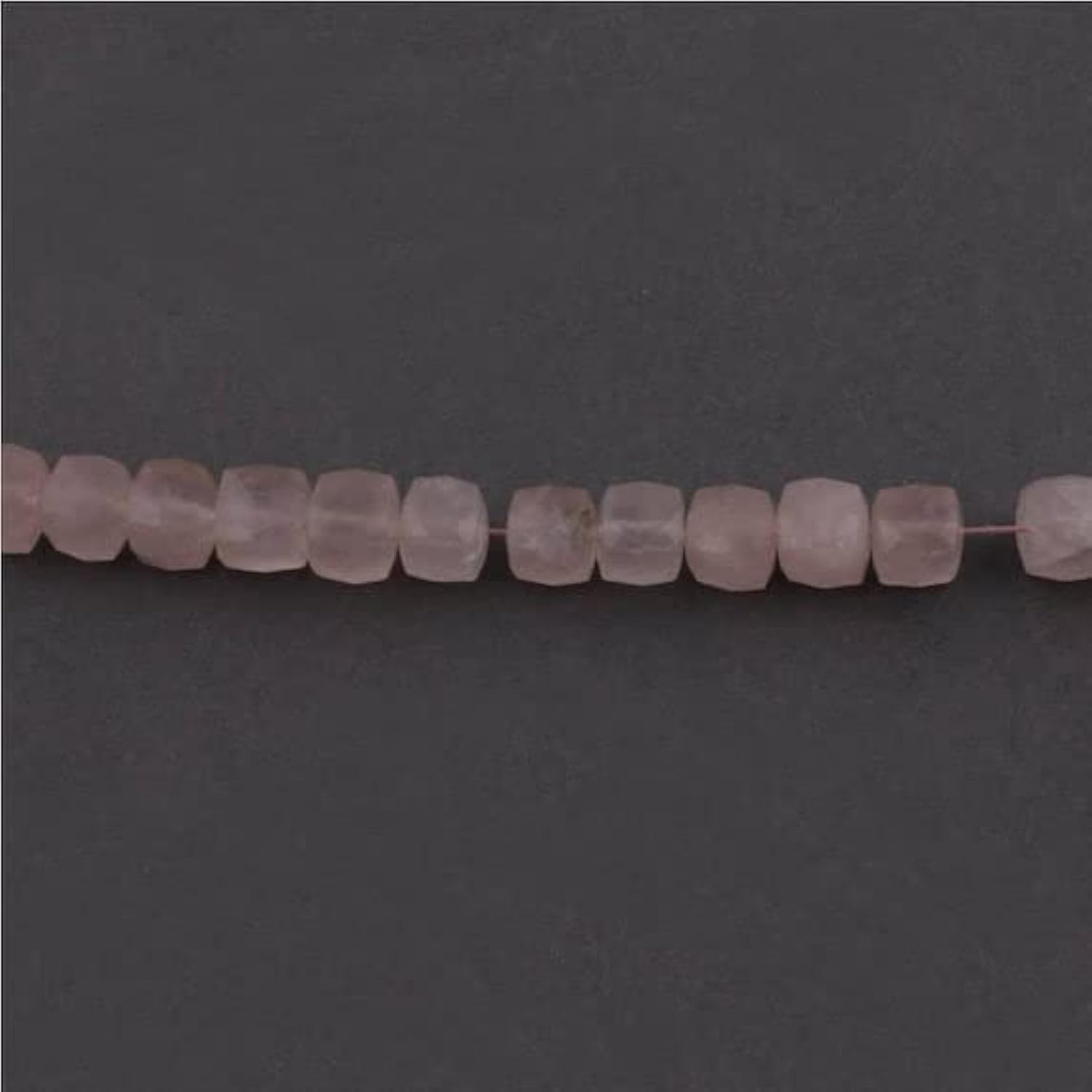 Quartz rose facetté en cube perles de 8mm de qualité supérieure pour bijoux