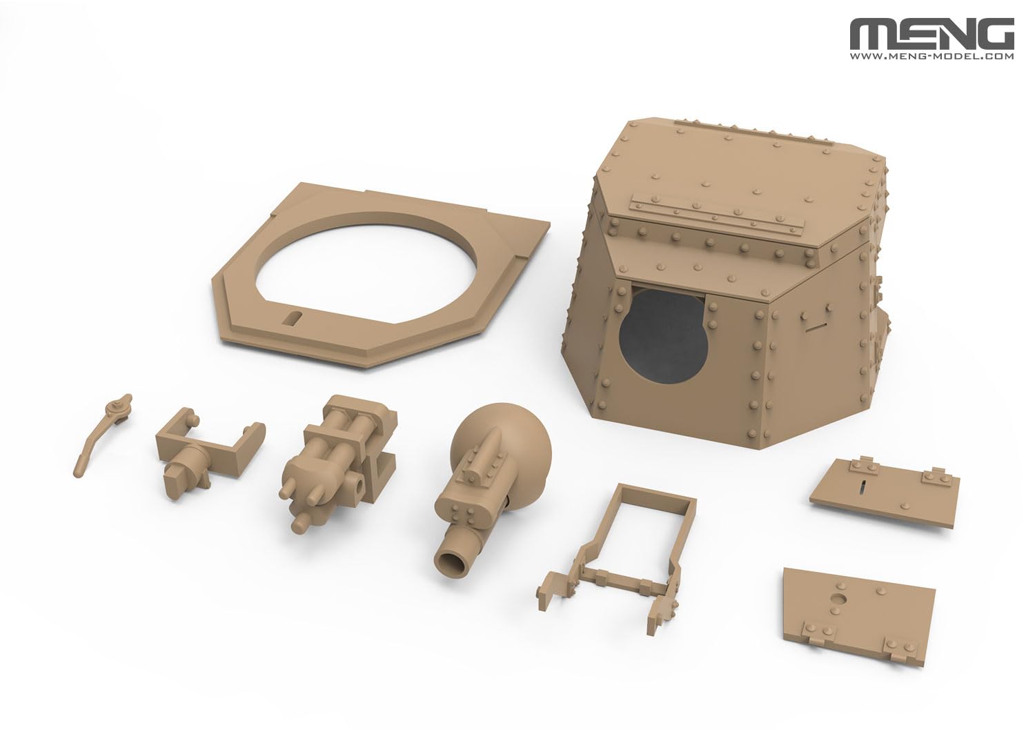 Amazon | モンモデル 1/35 フランス FT 75 BS 自走砲 プラモデル