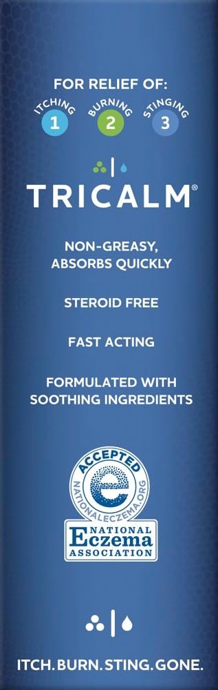 TriCalm Soothing Itch Relief Hydrogel 2 oz, 4 Count