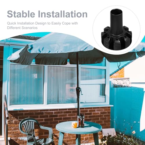 SHOWERORO accesorio para sombrilla de patio con disco inferior y repuesto resistente para eje 3