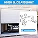 HAE00018 Inner Slide Assembly Replacement for Linear HCT Chain Drive Garage Door Opener LD033 LDO50, Fit for Linear Garage Door Opener Parts