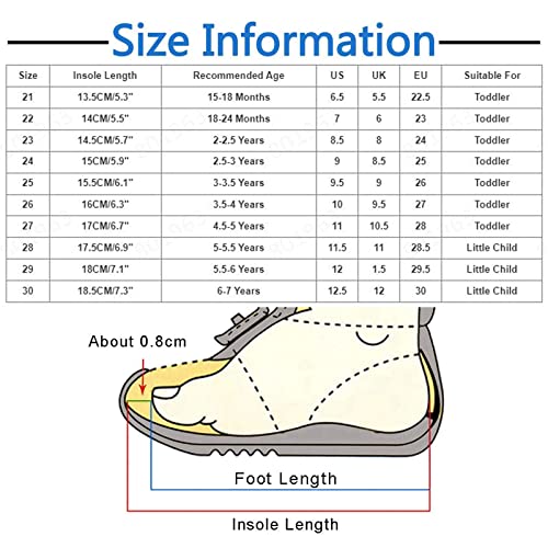 Moda Outono Meninas Casual Sapatos Plano Leve Cor Sólida Flor Gancho Vestido (Marrom, 5,5-6 Anos Cri