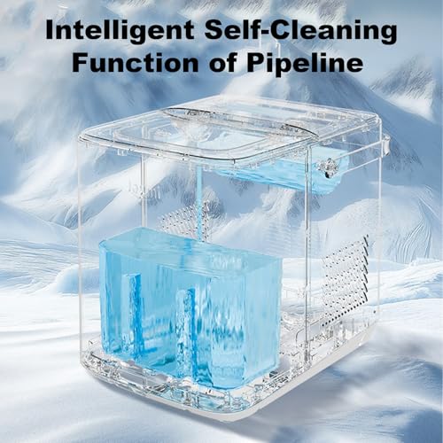 Fabricadora de hielo portátil BNZCZY 9 cubos miniatura 5