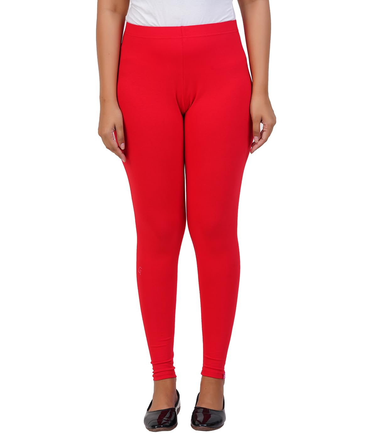 Ankle Length Leggings for Women & Girls – Stretchable Cotton Blend Pants – Soft Breathable Fabric – High Waist – Slim Fit Yoga Gym Tights Colors-image-12