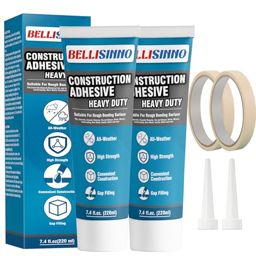 Construction Adhesive Heavy Duty, Cement Glue for Concrete, Floor, Wall,