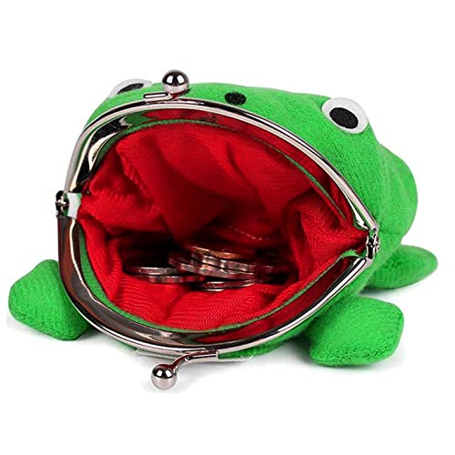 Red Yun En Cute Frog Wallet Anime Cosplay Frog Coin Purse Frog Exchange Purse Small Purse Funny Plush Toy Gift