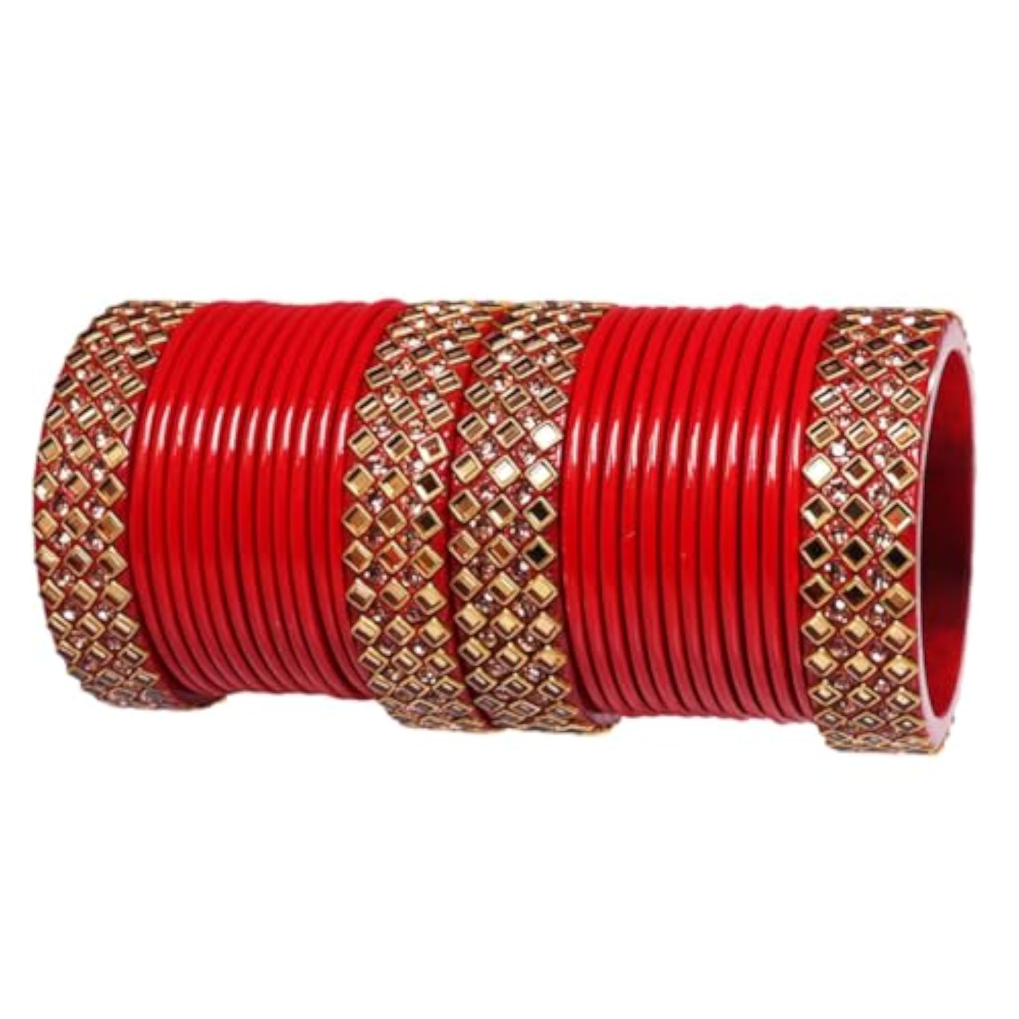 Rajasthani Kundan Lac Wedding Chura Set