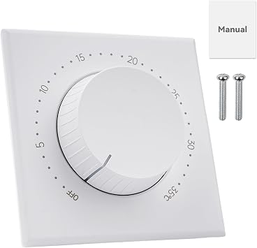 Jadeshay Manual Underfloor Heating Thermostat 16A 95-240VAC